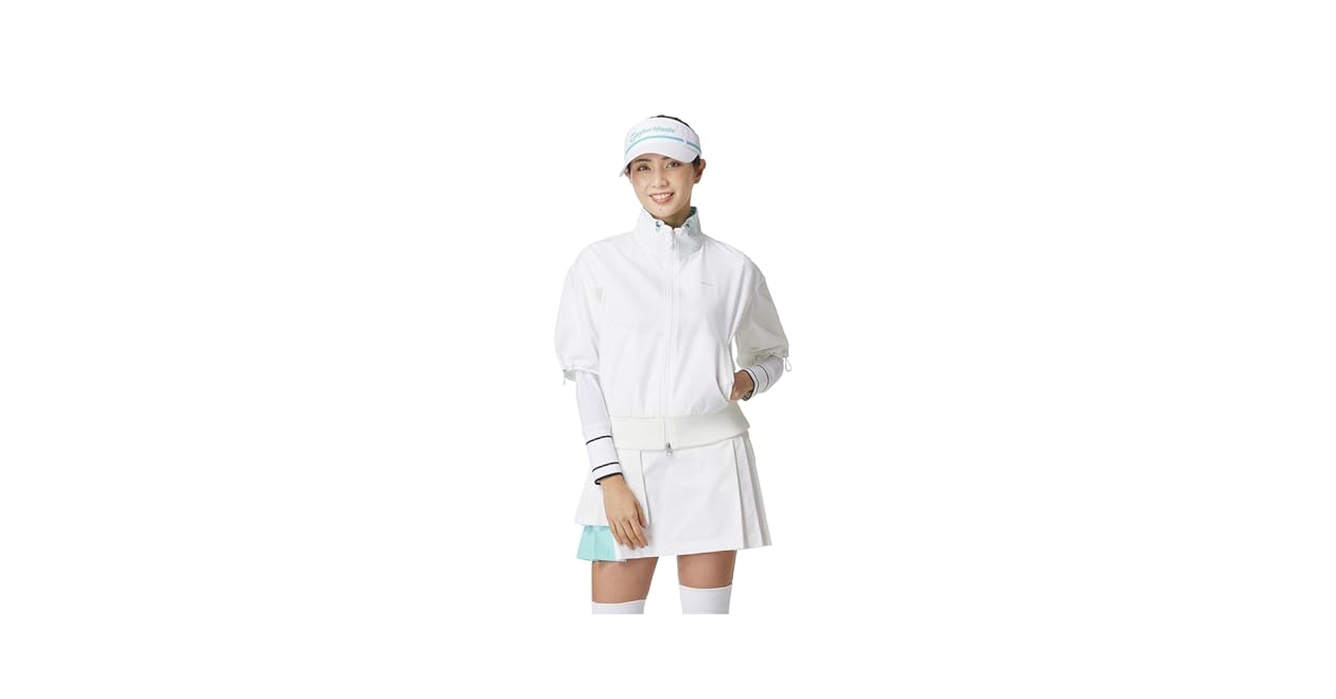 新品未使用!!TaylorMade フルジップジャケット ホワイト Amazon | テーラーメイド(TAYLOR MADE) フルジップS/Sジャケット